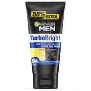 Garnier Men Turbo Bright Super Duo Facial Foam 150 ml - 142800216
