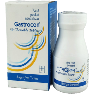 Gastrocon-A 500 mg Plus 100 - 30's pack Chewable Tablet icon