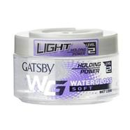 Gatsby Water Gloss - Soft, Wet Look Hair Gel, Shine Effect, Non Sticky, Easy Wash Off, Holding Level 2 - 30gm