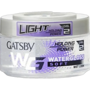 Gatsby Water Gloss - Soft, Wet Look Hair Gel, Shine Effect, Non Sticky, Easy Wash Off, Holding Level 2 - 70gm