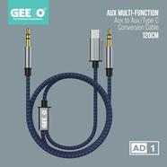 Geeoo AD-1 Type-C (2-in-1) to AUX Conversion Cable