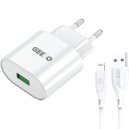 GEEOO 18W QC 3.0 Fast Charging USB Charger L - C18L