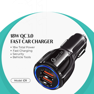 Geeoo C-11 Fast Car Charger Black