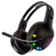 GEEOO H200 PRO Over-Ear 3.5mm Wired Gaming Headset with RGB Lighting