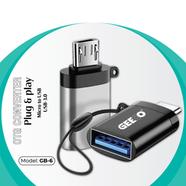 Geeoo OTG Converter Plug And Play GB-6 Micro to USB