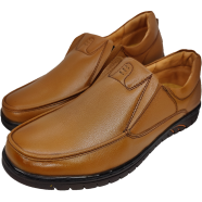 Gents Brown Color Premium Leather Moccasin Casual Shoe icon