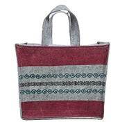 Geo Fabrics Shopping Bag | Small Bag- 12x10x6 Inch
