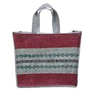 Geo Fabrics Shopping Bag | Small Bag with Chain- 14x10x7 Inch