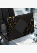 DDecorator Geomatric Shape Golden Laptop Sticker - (LSKN2005)