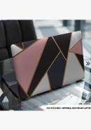 DDecorator Geometry Shape Pink Laptop Sticker - (LSKN2012)