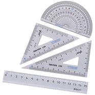 Geometry Ruler Combination Sets, 4 Pcs