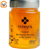 Ghorer Bazar Natural Blossom Honey With Comb 450 gm