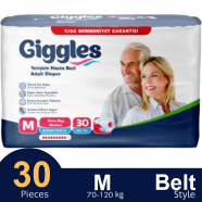 Giggles Adult Diaper Jumbo Medium 30 Pcs