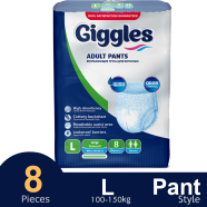 Giggles Adult Pants Large 08Pcs