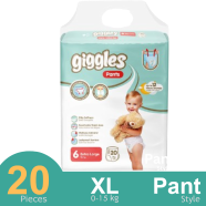 Giggles Pant System Baby Diaper (XL) (15 Kg) (20 Pcs)