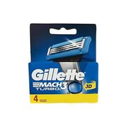 Gillette Mach3 Turbo 3D Blade Cartridges Set 4 Pcs (UAE) - 139701337