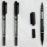 Gixin CD/DVD/OHP Marker Pen - Black 2pcs