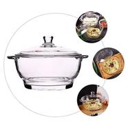 Glass Casserole Oven and Microwave Safe Serving Bowl icon