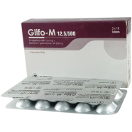Glifo-M 12.5mg, 500mg Tablet–10's Strip