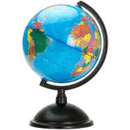 Globe World Earth Atlas Map Ball And Swivel Stand Geography School Educational 14 cm 