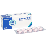 Glunor 500mg Tablet–10's Strip