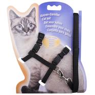 Gohope Pet Cat Harness, Adjustable Design Nylon Strap Collar With Leash, Breakaway Cat Safety Harness