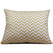 Gold Sparkle, Afsan Printed, Premium Cushion Cover, Gold And White 16x20 Inch - 79199
