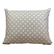 Gold Sparkle, Afsan Printed, Premium Cushion Cover, Gold And White 16x20 Inch - 79201
