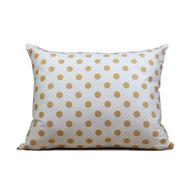 Gold Sparkle, Afsan Printed, Premium Cushion Cover, Gold And White 16x20 Inch - 79200