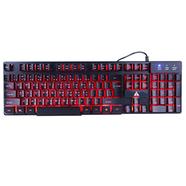 Golden Field Multifunctonal Gaming Keyboard with 3 Colors Switch LED Light - GF- K500