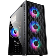 Golden Field XH7i Mid-Tower Gaming Desktop Casing - Black image