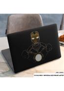 Golden Iron Man Suit Laptop Sticker image
