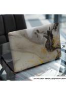 DDecorator Golden Marble Texture Laptop Sticker - (LSKN1037)