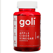 Goli Nutrition Apple Cider Vinegar Gummies - 60 Gummies