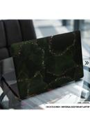 DDecorator Green Marble Texture Laptop Sticker - (LSKN1043)