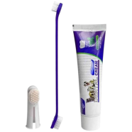 Green Meadow 4 In 1 Dog Dental Care Finger Toothbrush Pet Cat Dog Toothbrush And Toothpaste Set icon