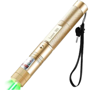 Green Rechargeable Laser Pinner Laser Light Adjustable Focus (Professional) - Golden icon