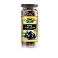 Green Swiss Garden Pitted Black Olives 340gm ( Spain) - 131701327