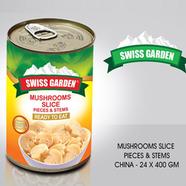 Green Swiss Garden Ready To Eat Slice Mushrooms Can 400gm - 131701367