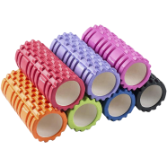 Grid Foam Roller Eco-Friendly Spikes Foam Roller Premium Eva Foam Light Weight And Travel-Friendly Foam Roller For Relieve Muscle Tightness, Soreness And Inflammation (Any Colour)