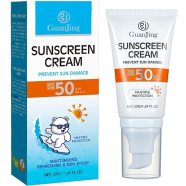 Guanjing Brighten Dull Skin Sunscreen Cream Spf50 Nicotinamide Ceramide Refreshing Non-sticky Oil Control-50gm