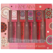 HANDAIYAN- 6 Color Bohemian Style Velvet Soft Mist Waterproof and Oil-Proof Liquid Lip Gloss for Female 