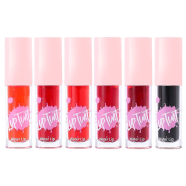 HANDAIYAN 6 Colors Moisturizer Lip Tint Waterproof Dual-use Non-Stick Cup Natural Lips Cheeks Liquid Lipstick Blush Velvet Matte Lip Gloss