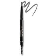 HANDAIYAN Eyebrow Tattoo Pencil Brush Double Ended Microblading Lasting Fine Sketch Tint Liquid Eyebrow Pen -#02-Gray