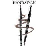 HANDAIYAN Eyebrow Tattoo Pencil Brush Double Ended Microblading Lasting Fine Sketch Tint Liquid Eyebrow Pen - #05-Dark Brow