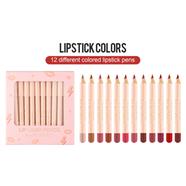 HANDAIYAN Matte Lipstick Lip Line Pencil Set-12pcs