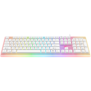 HAVIT KB876L USB Multi-Function Backlit Keyboard (White Color)