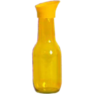 HEREVIN 1 ltr Decorated Water Bottle Yellow - 111656-000