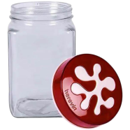 HEREVIN Container Square Red Color 1.5 Ltr - 137015-000