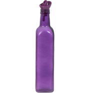 HEREVIN Decorated Square Oil and Vinegar bottle Purple Colour 500ML - 151432-000